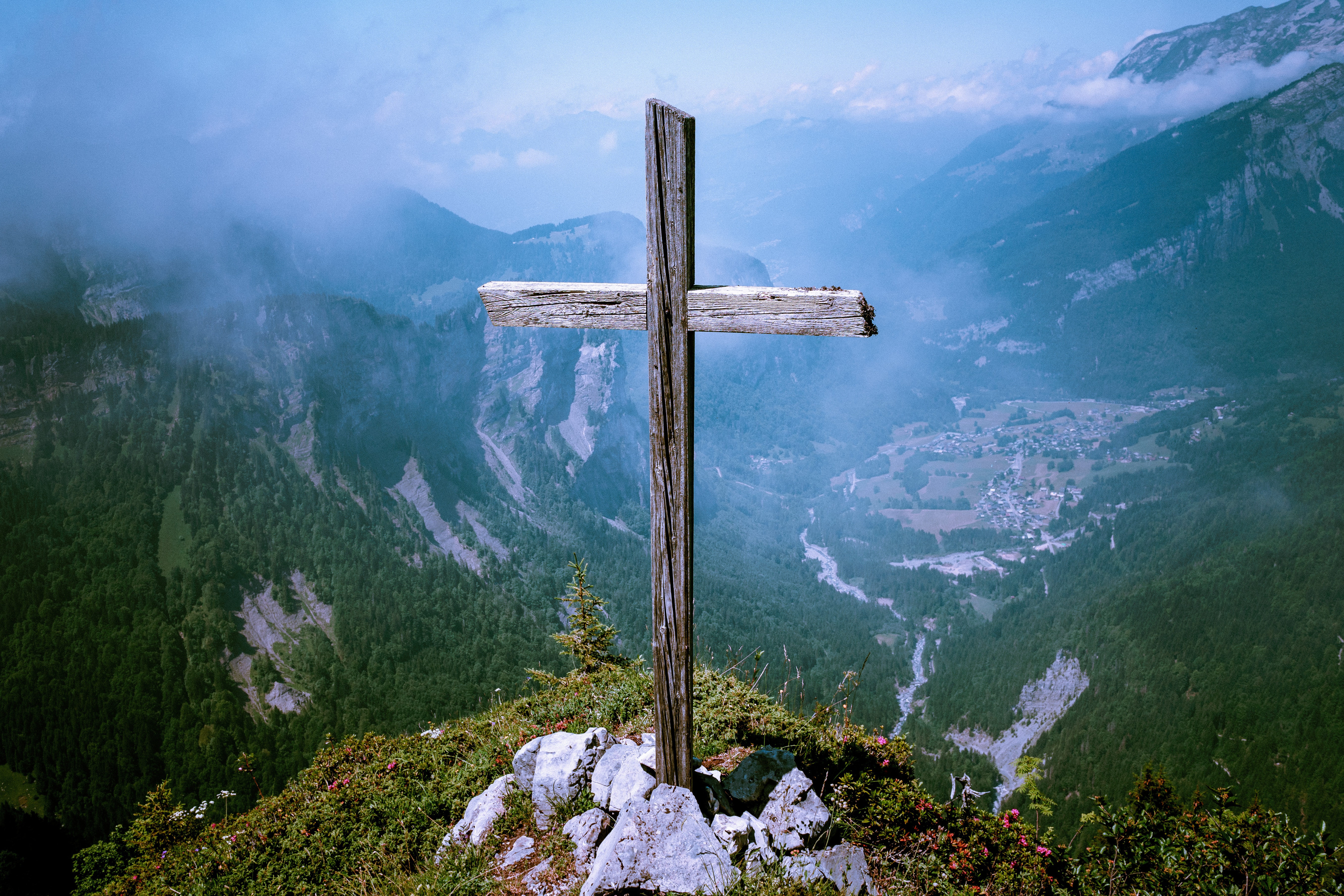 cross on mountain